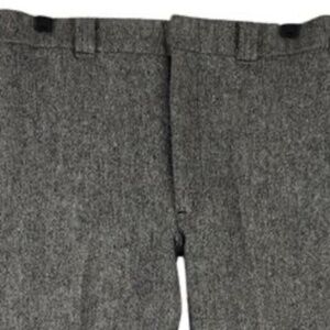 WOOLRICH CHARCOAL GREY WOOL CROPPED KNICKERS